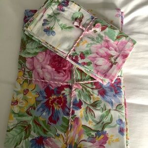 April Cornell Eternal Rose Floral Tablecloth & Napkins SPRING SUMMER